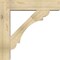 Ekena Millwork Olympic Block Rough Sawn Bracket w/ Offset Brace, Douglas Fir, 8"W x 36"D x 36"H BKT0806X36X36OLY05RDF - alternate 3